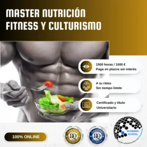 Máster Nutrición: Fitness Y Culturismo