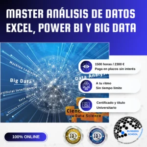 Máster Análisis De Datos: Excel, Power Bi Y Big Data