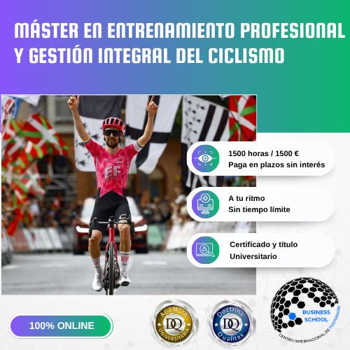 MÁSTER ENTRENAMIENTO PROFESIONAL CICLISMO CENTRO INTERNACIONAL POSTGRADO