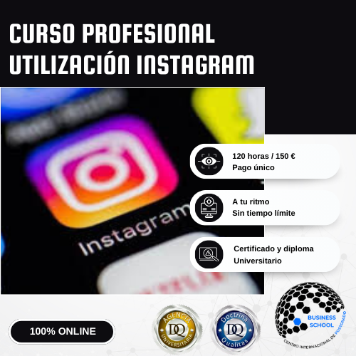 CURSO PROFESIONAL INSTAGRAM CENTRO INTERNACIONAL POSTGRADO
