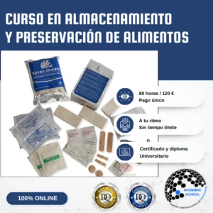 CURSO UNIVERSITARIO ALMACENAMIENTO Y PRESERVACIÓN DE ALIMENTOS