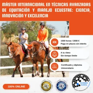 MÁSTER TÉCNICAS AVANZADAS EQUITACIÓN