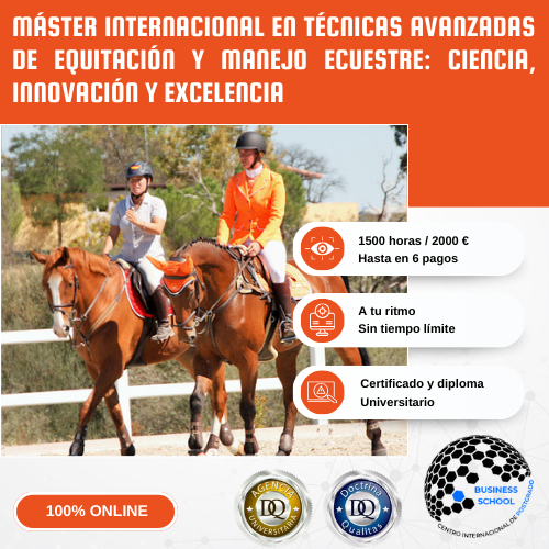 MÁSTER TÉCNICAS AVANZADAS EQUITACIÓN