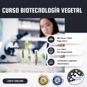 CURSO UNIVERSITARIO BIOTECNOLOGÍA VEGETAL
