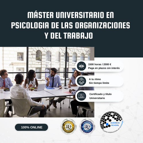 Máster Universitario en Psicología de las Organizaciones y del Trabajo