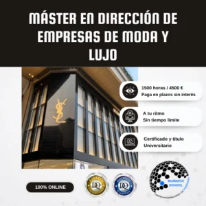 Máster En Dirección De Empresas De Moda Y Lujo