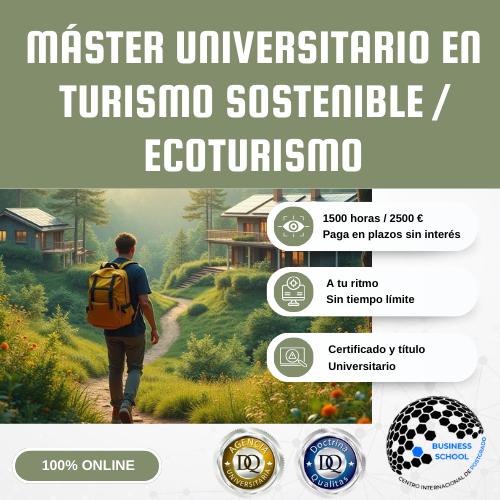 Máster en Turismo Sostenible/ Ecoturismo
