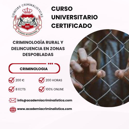 Curso Criminología Rural Y Delincuencia En Zonas Despobladas