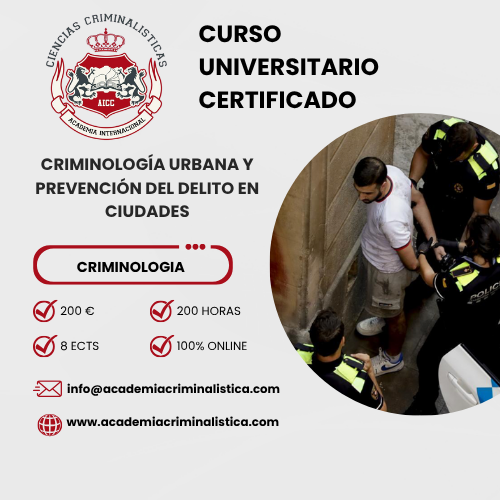 Curso Criminología Urbana Y Prevención Del Delito En Ciudades
