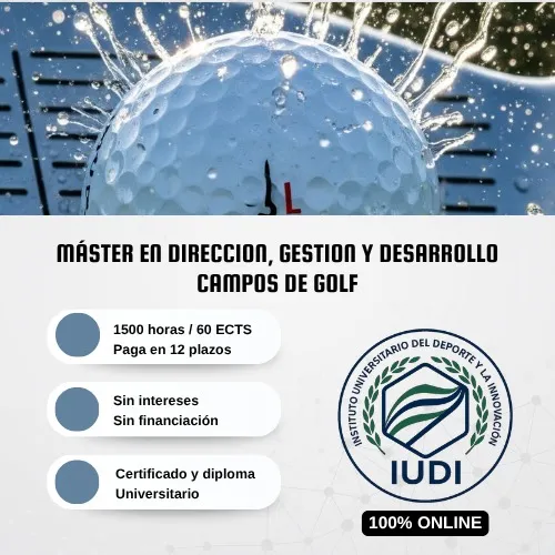 Máster en Dirección, Gestión y Desarrollo de Campos de Golf