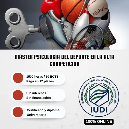 Máster en Psicología del Deporte en la Alta Competición