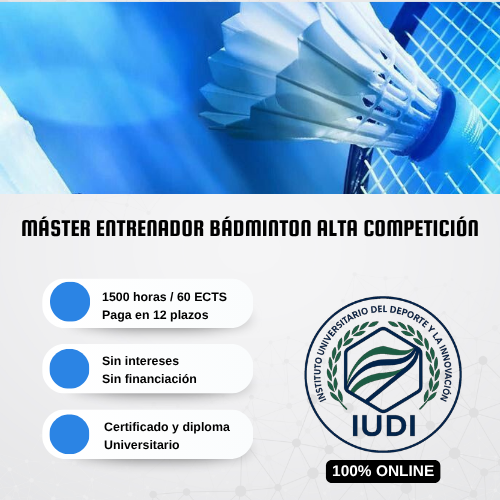 Máster Entrenador Bádminton Alta Competición