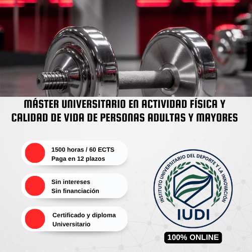 Máster en Actividad Física y Calidad de Vida de Personas Adultas y Mayores