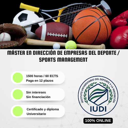 Máster En Dirección De Empresas Del Deporte Sport Management