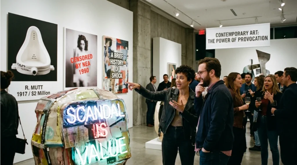 exhibición de arte polémico