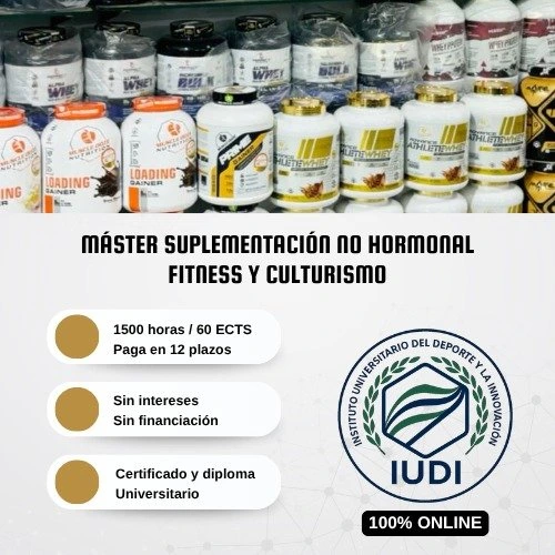 Máster Suplementación No Hormonal: Fitness Y Culturismo - Imagen 2