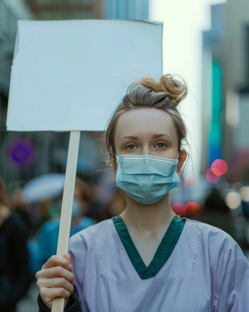 medico protesta