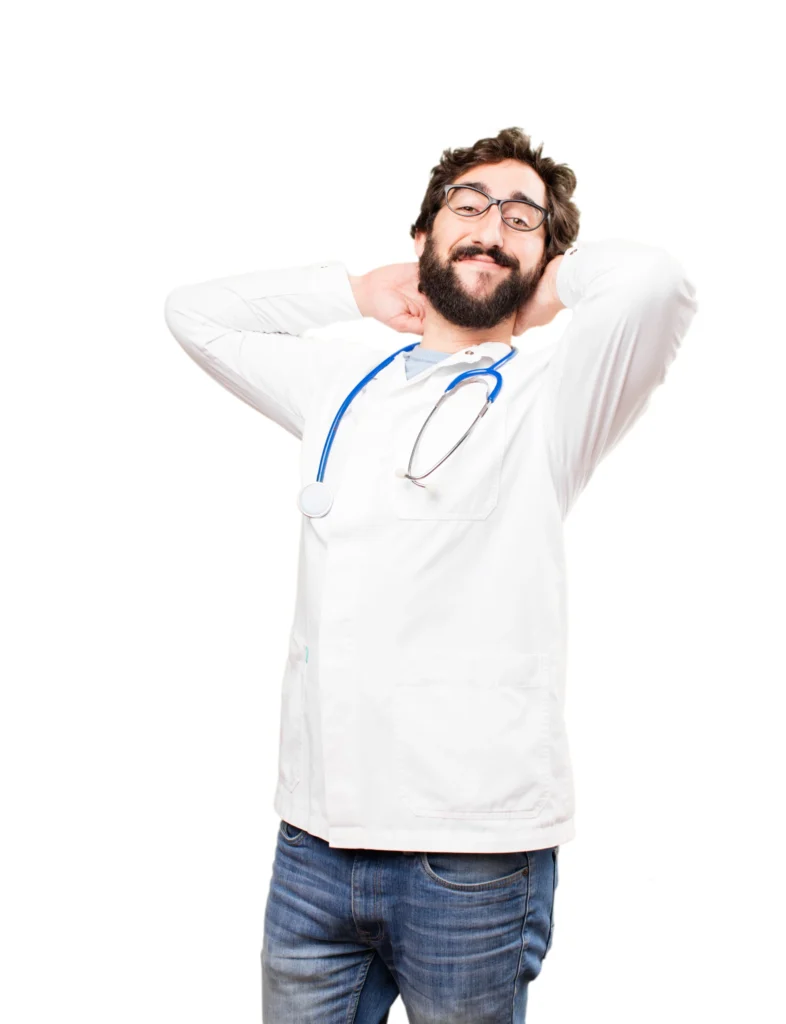 Inteligencia artificial en medicina: Ventajas y desventajas actuales 6 medico relajado