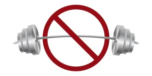 prohibido pesas