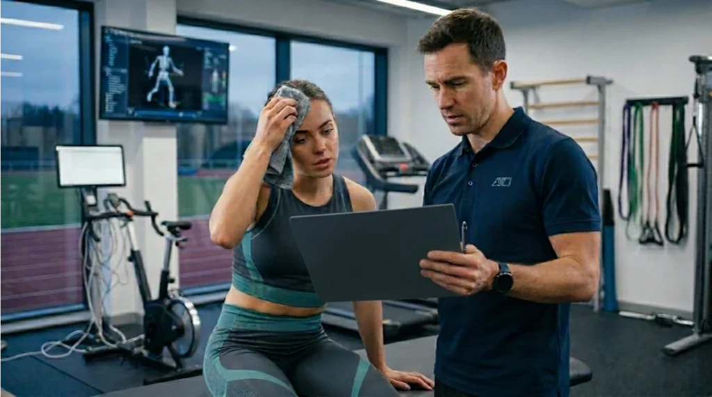 entrenador personal y atleta