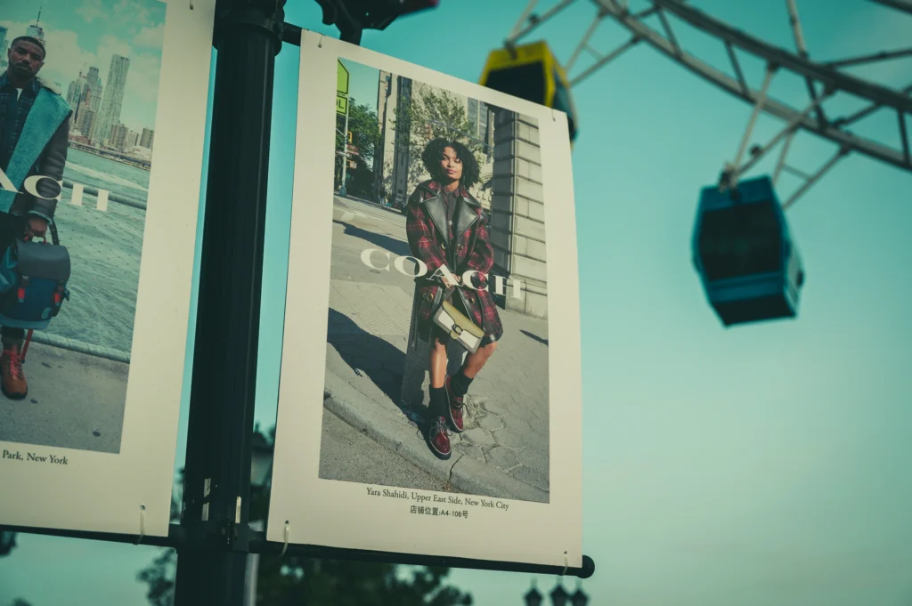 Poster marketing de marca de moda