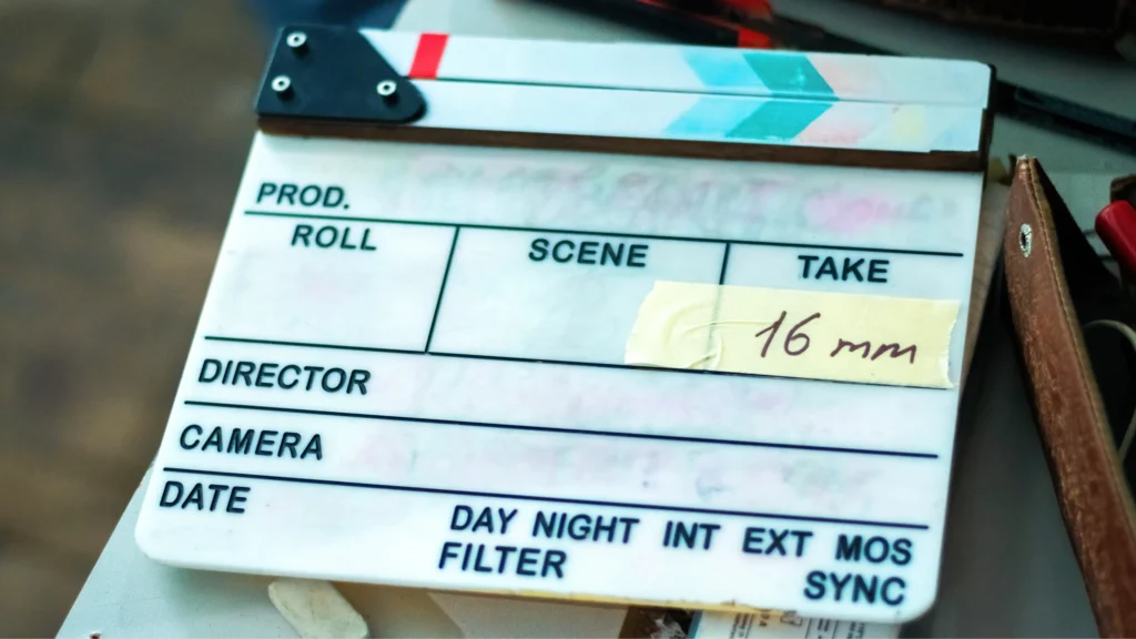 Claqueta de cine 