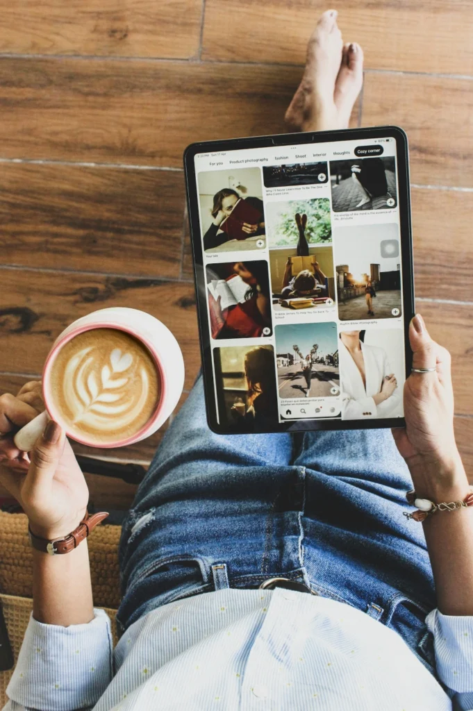 Foto de Ipad con contenido de marketing